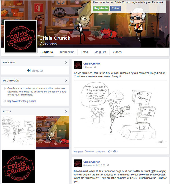 Crisis Crunch Facebook Page