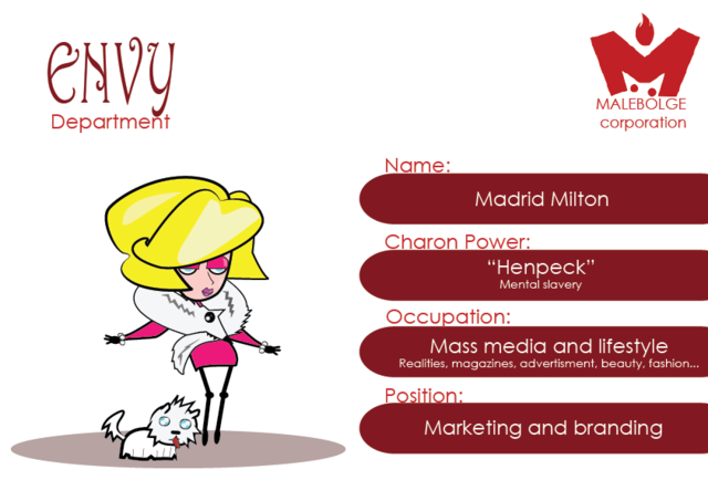 Concept Art - Head of Envy Department: Madrid Milton