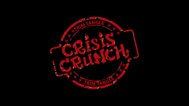 Crisis Crunch black logo